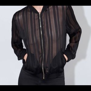 ZARA SEMI-TRANSPARENT JACKET